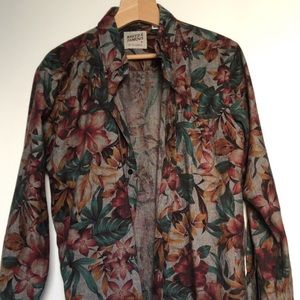 (SOLD) Naked and Famous Floral Shirt